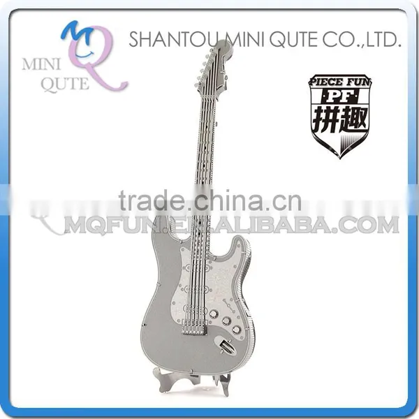 Piece Fun 3D Metal Puzzle Musical Instrument Electric Lead Guitar Adult DIY Model Educational Toys NO GLUE NEEDED NO.PF 9501