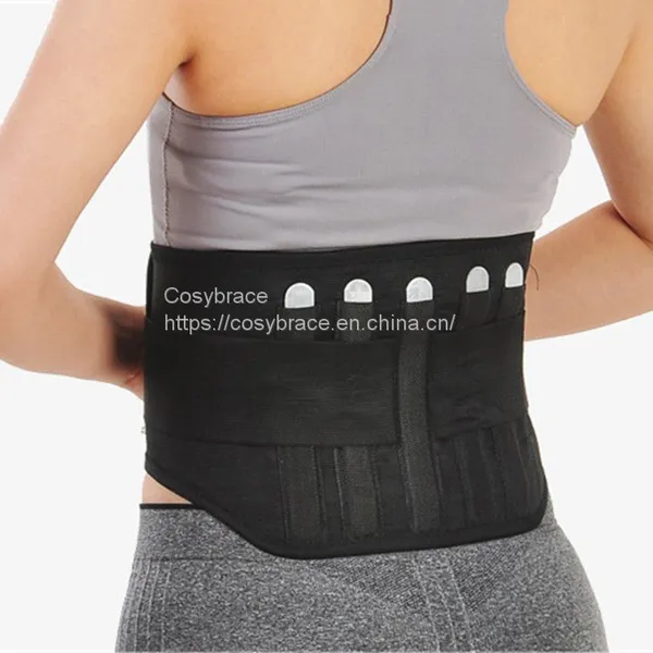 Comfortable Neoprene Magnetic Back Waist Support Belt For Old People photo-3