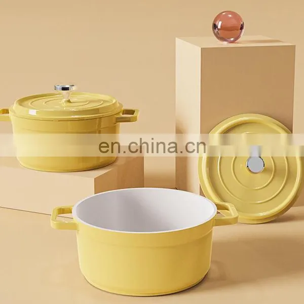 Outdoor Safe Eco-Friendly Lead Free Porcelain Dotted Round Oval Meat Flat Enamel Pot Dinnerware photo-5