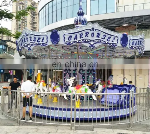 Kids Entertainment Machines Outdoor Electric Equipment Fairground Amusement Rides Merry go Round for Sale photo-4