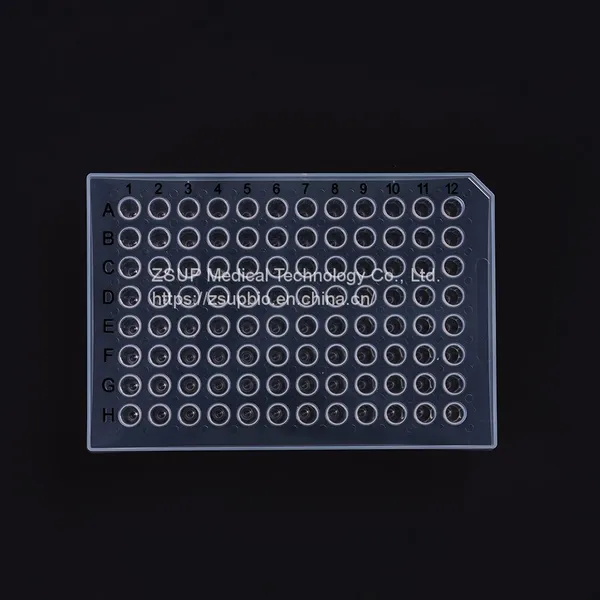 PCR Strip Tube Plate, 96-well, Low Profile, White photo-2