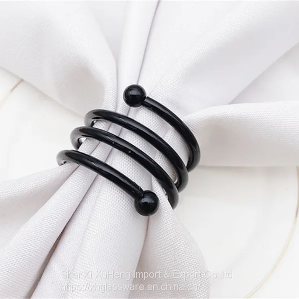 Table Decoration Accessories Tool Serviette Rings West Dinner Napkin Ring photo-5