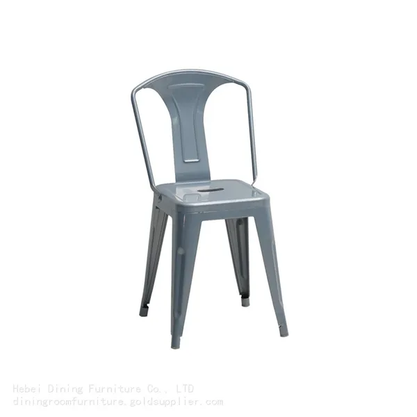 Solid Color Iron Dining Chair DC-M03