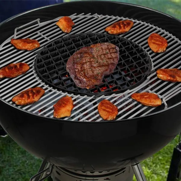 Factory Wholesale Multi-Size BBQ Kitchen Utensils Cast Iron Grill Net Round Cast Iron Grill Grid Bbq Grill for Restaurant photo-5