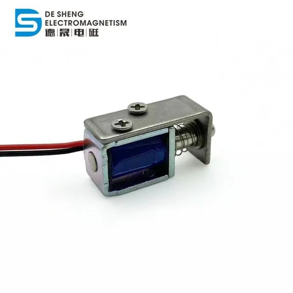 Wholesale DS-0415 12v 24v 3mm Stroke Push Pull Open Frame Mini Solenoid photo-5