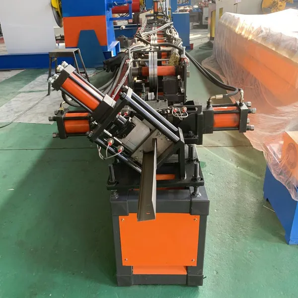 Automatic Slotted Angle Making Machine L Shape Roll Forming Machine photo-2