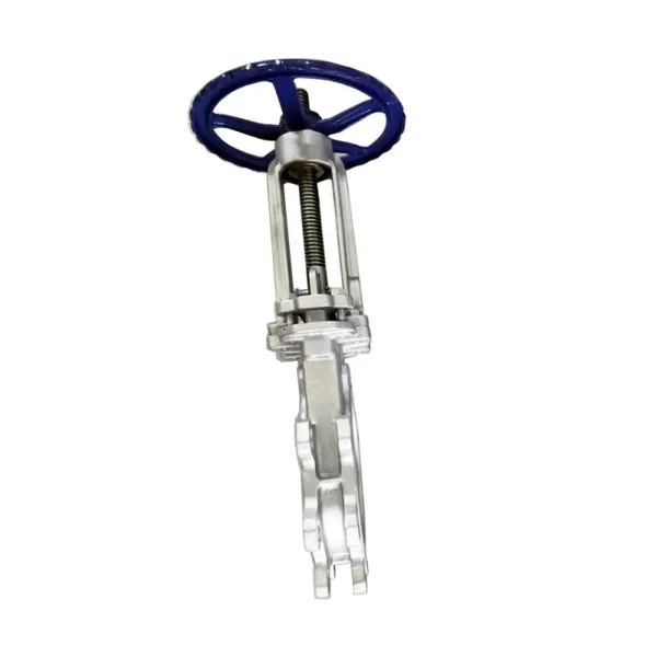 PZ73X Pneumatic Knife Gate Valve 10 Inch 150LB Stainless Steel Knife Gate Valve Slurry Knife Gate Valve
