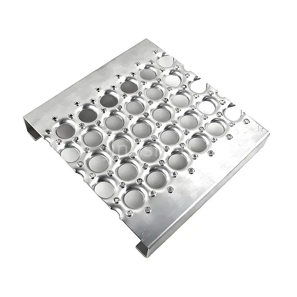 Customized Size Hole Pattern Stainless Steel 304 316 Perforated Metal Sheet Round Hole Anti-Slip for Stair Tread and Platform photo-5