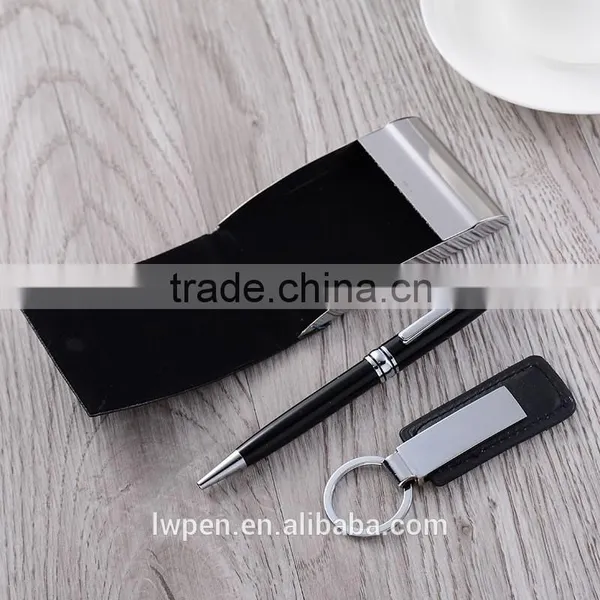 Wholesale Business Card Holder and Pen Keychain Gift Set photo-2
