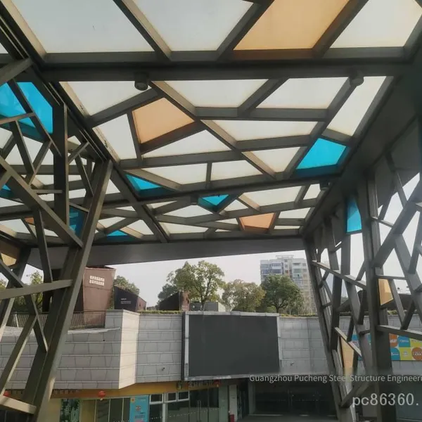 Landscape Modeling Project, Integrated Processing and Installation of Grid Sculptures, gz Pucheng Steel Structure Grid, Ptfe Membrane Material Membrane Structure Greenhouse
