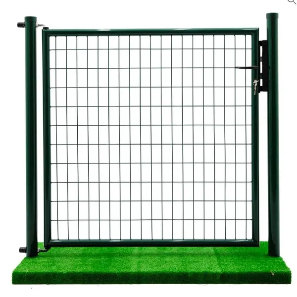 Custom Size 3D Panel Fence Gate With Precision Stamping Lock Hole Frame photo-5