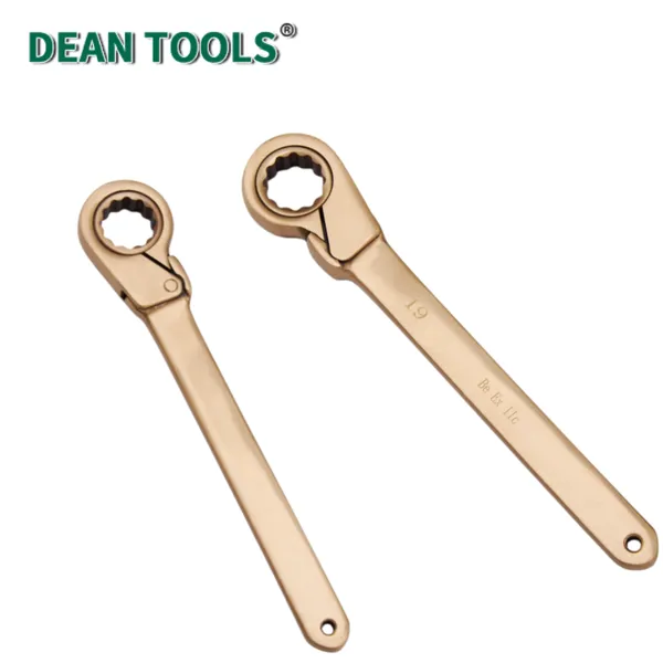Non-Sparking Self-Locking Wrench, Non-Sparking Ratchet Wrench, Adjustable Wrench, Self-Locking Adjustable Wrench photo-4