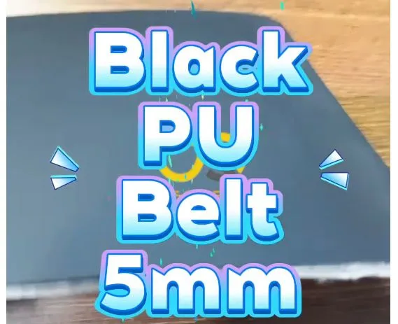 Black PU Conveyor Belt 5mm