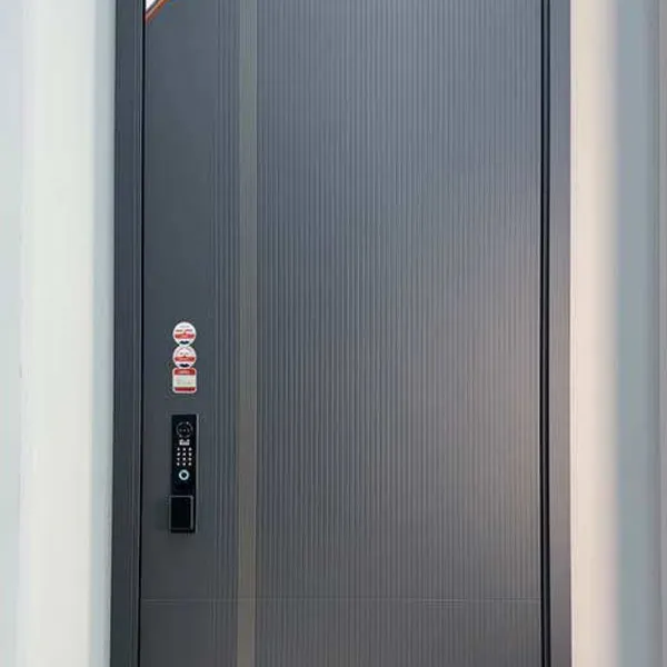 SUNFREE Modern Aluminum Entrance Door, Custom Villa Residential Security Main Entry Door photo-2