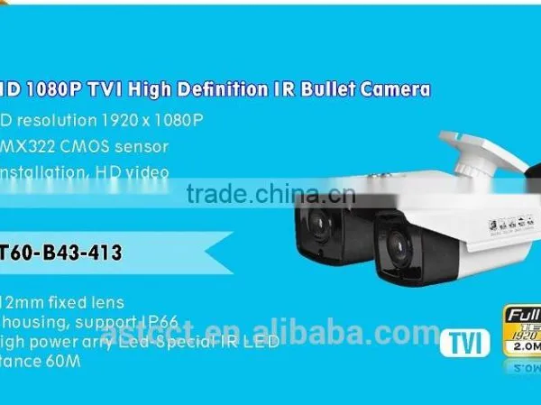 2.0 MP TVI Bullet Camera Hikvision Housing 1080P CCTV Camera Night Vision photo-2