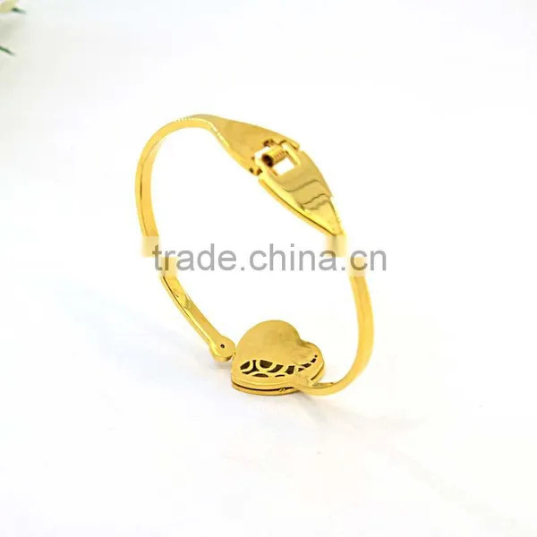 Wholesale Bangles High Quality Gold Color Luxury Bracelet for Women photo-3