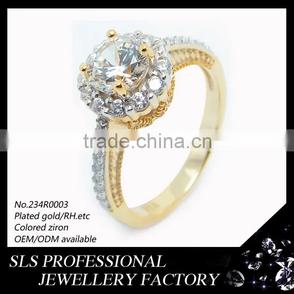 in Stock Custom Wholesale New Model Rose Gold Wedding Ring