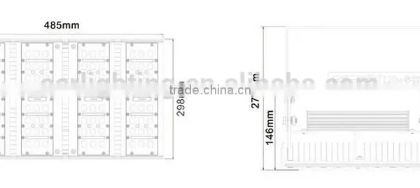 Modern 120W High Lumen Led Tunnel Light,led Industrial Light photo-3