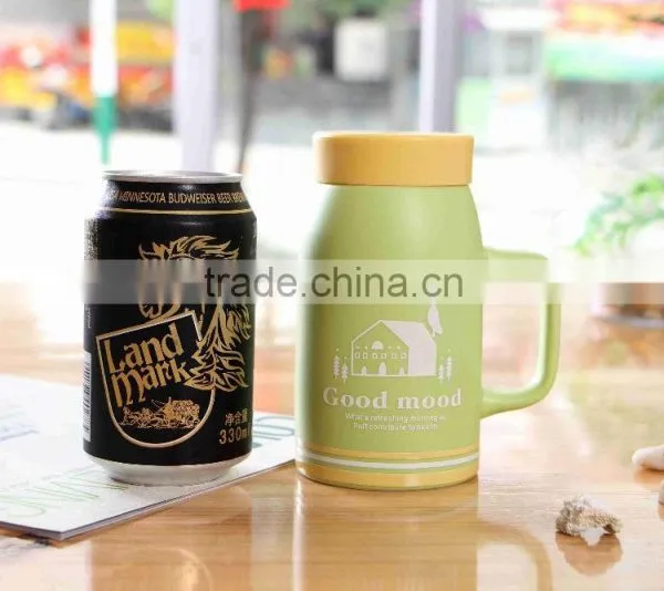 "Pinsun"ceramic Mug With Lid photo-2