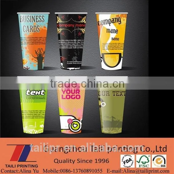 Cold Cup / Paper Cup for Cold Drink / Cafe Cup *FC20150421-1