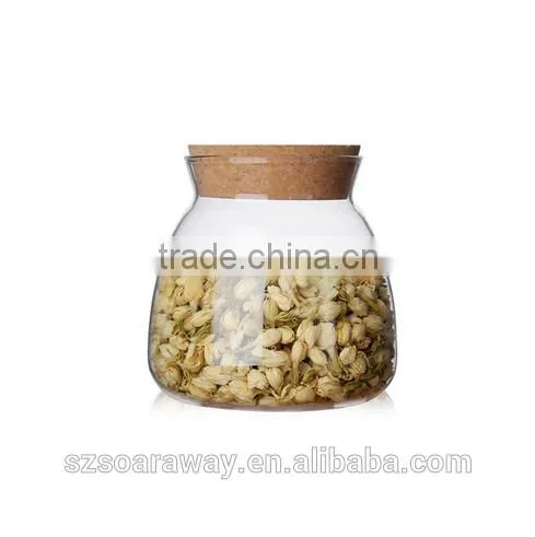 Clear Mini Small Wooden Stopper Glass Vial Jars Containers Bottle photo-4