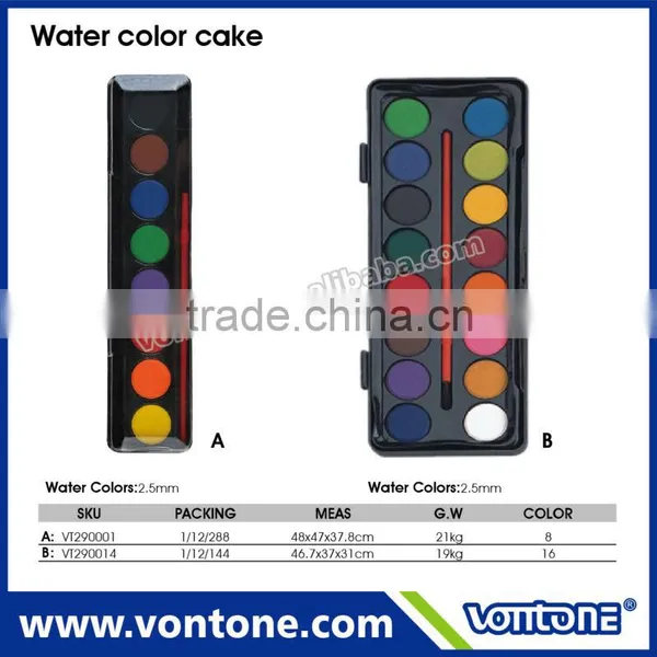 Water Colour Cake With Lots of Colour