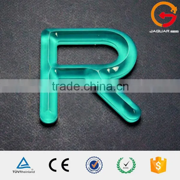 Transparency Waterproof Acrylic Sign Letters Clear Effect Alphabetical 3d Letters photo-3