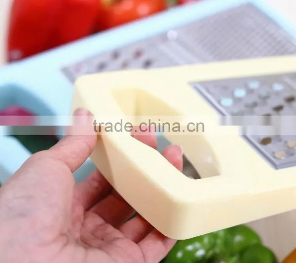 S/S+ABS 12.6*12.6*2.7 High Quality Kitchen Multifunctional Slicer Graters/manual Vegetable&fruit Slicer Grater photo-3