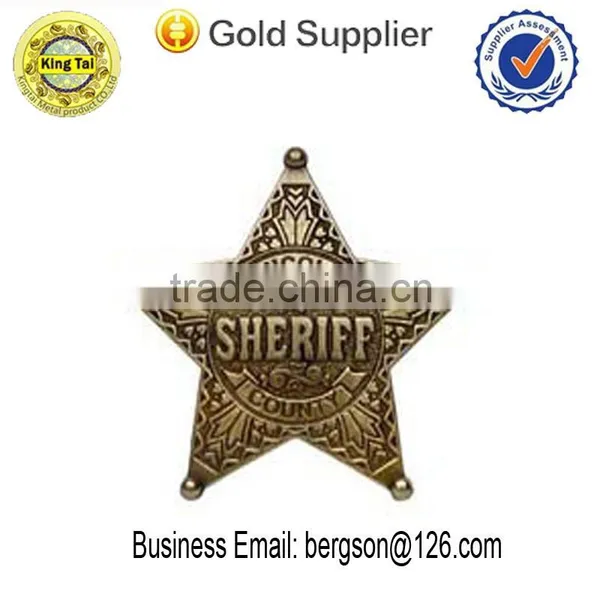 Gentlement Promotion Quality Lastest Metal Wholesale Shoulder Badges photo-4