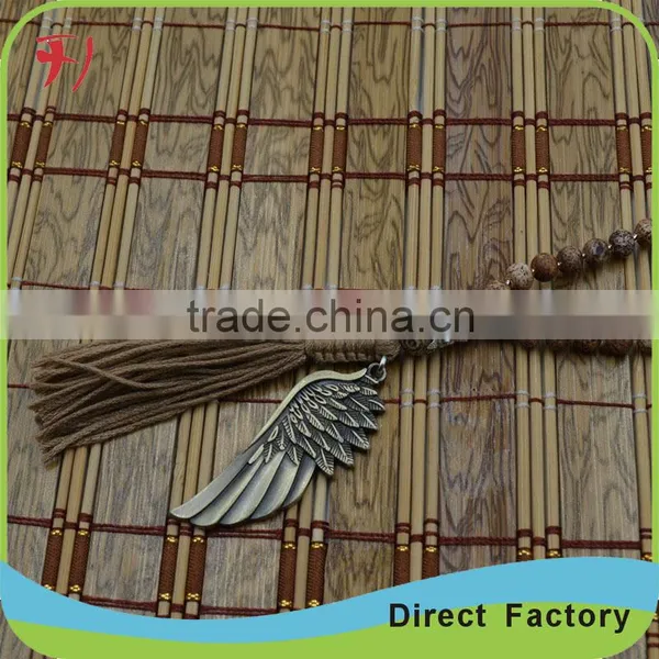 Fashion Long Woven Tassel Necklace Jewelry With Bead for Women Supplier's Choice photo-4