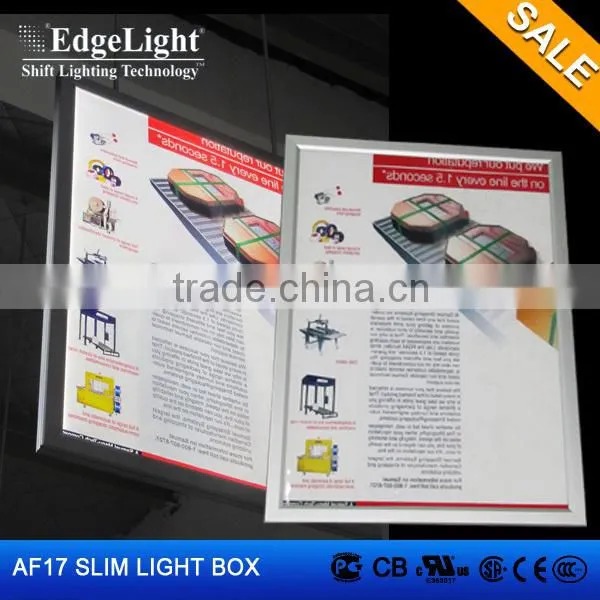 Aluminous Frame Customized LGP Double Sides LED Source Slim Light Box photo-2