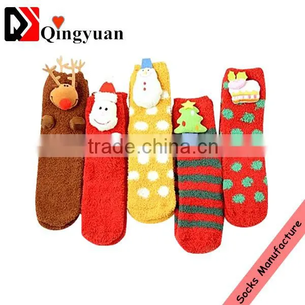 Comfortable Cozy Socks Jacquard Microfiber Socks photo-5