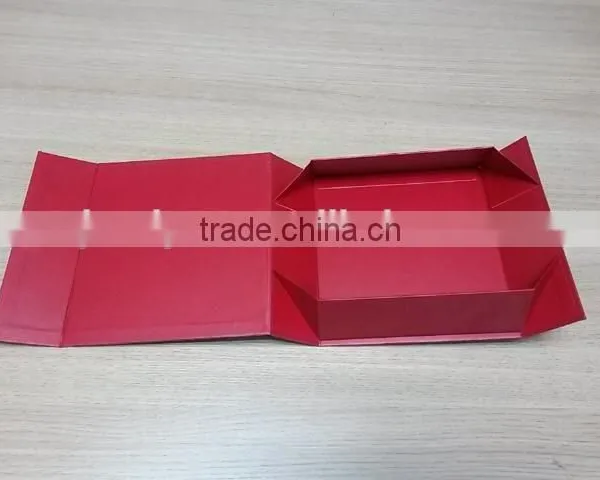 Custom Magnet Closed Paper Gift Foldable Box photo-3