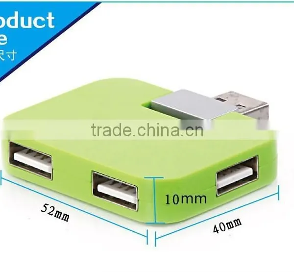 2015 New Creative Square Shape USB 2.0 4 Ports Usb Hub photo-4
