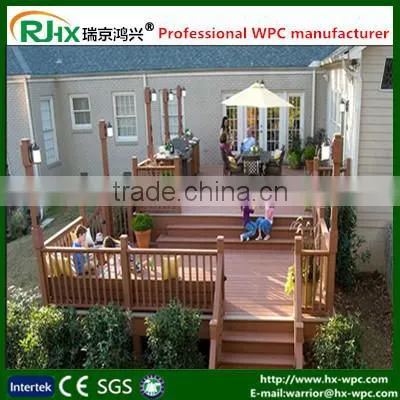 Gray Wood Composite Decking Tiles for Non-slip Wood Composite Decking Tiles photo-3