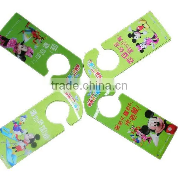Plastic hotel door card key tag