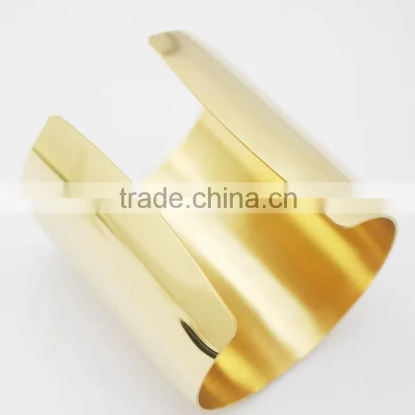 2016 Newest Women Statement Jewelry 18k Gold Stainless Steel Cuff Bracelet Bangle Quality Choice photo-5