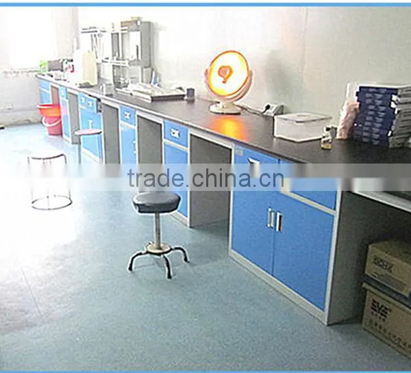 Cheap Lab Equipment Lab Furniture Work Bench With Reagent Rack photo-3