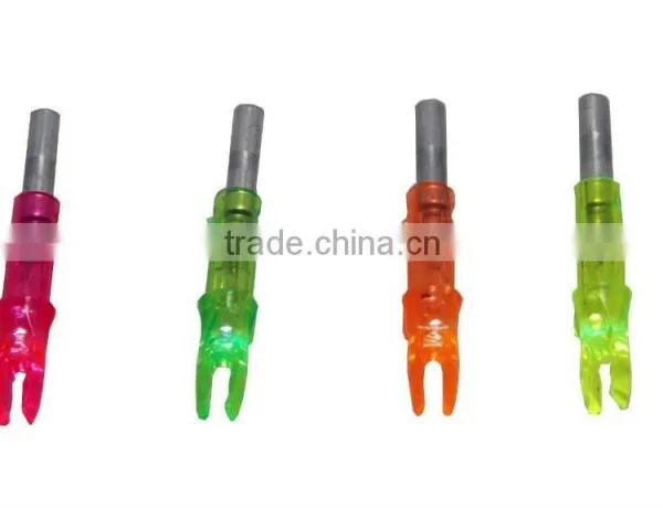 New Arrivel 6.30mm Light Nock for Carbon/ Fiberglass Shafts Compound Light Nock PE Archery Arrow Nock photo-2