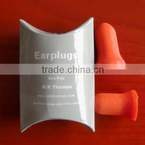 2016 Bell Shape Ear Plugs Wireless Foam Ear Plugs in pp Box Disposable Bell Shaped PU Foam Ear Plugs String Selectable Supplier photo-2
