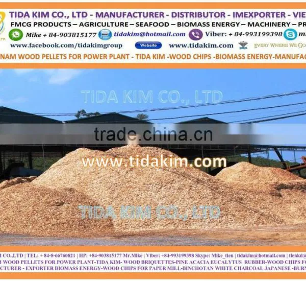 ACACIA EUCALYTUS WOOD PELLETS- TIDA KIM - EXPORTER- FULL VESSEL- MANUFACTURER-VIETNAM WOOD CHIPS PAPER - PINE WHITE WOOD CANADA