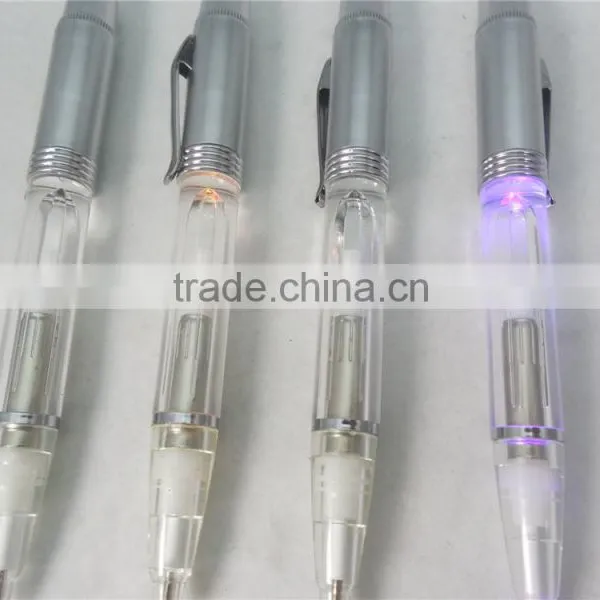 2016 New Novelty Plastic Flashing Led Light Ballpoint Pen photo-2