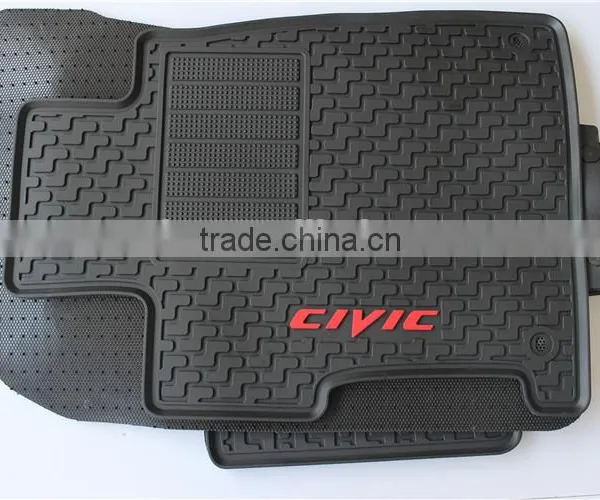 Factory Price All-Weather Rubber Floor Mats for Honda Civic 2014 Auto Mat photo-2