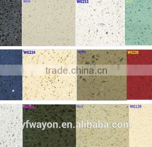 Artificial Quartz Stone Pink Color/multi-color (WG047) photo-3