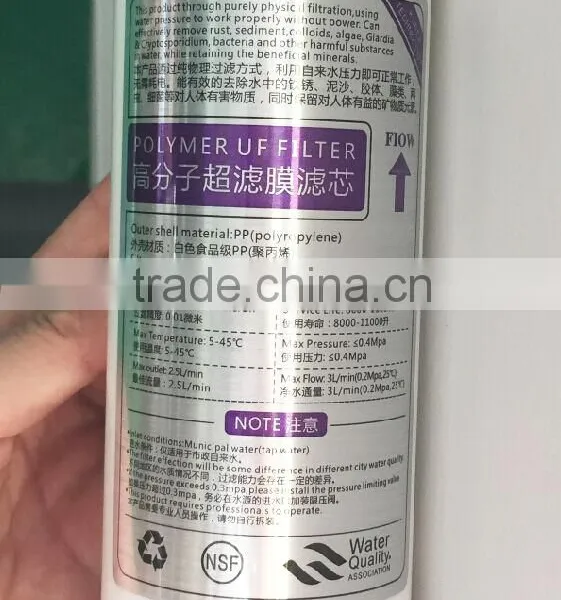 Food Grade ABS Housing Quick-Connect Replacement Filter Cartridge photo-4