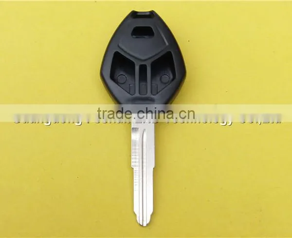 Blank Replacement 2+1 Buttons Uncut Right Groove Blade Remote Key Cover Mistubishi Car Key photo-3