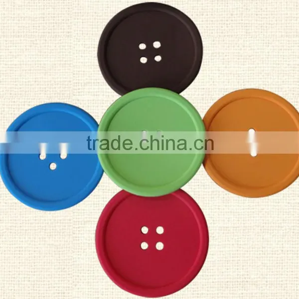 Factory Wholesale High Quality Plastic Silicone Softtextile Cup Mat photo-3