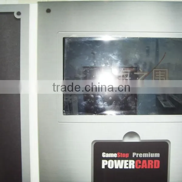 7" Lcd Video Screen in Brochure Card, Lcd Video Screen in Book
