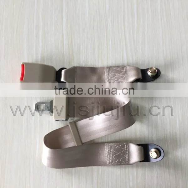 Jiujiu Made Hot Sale Simple Two Points Safety Belt for Car,bus,vehicle and Airplane