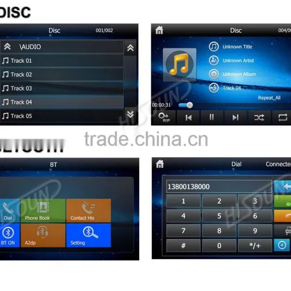 DVD/VCD/MPEG4 Player Car Audio Video Navigation Systems photo-2